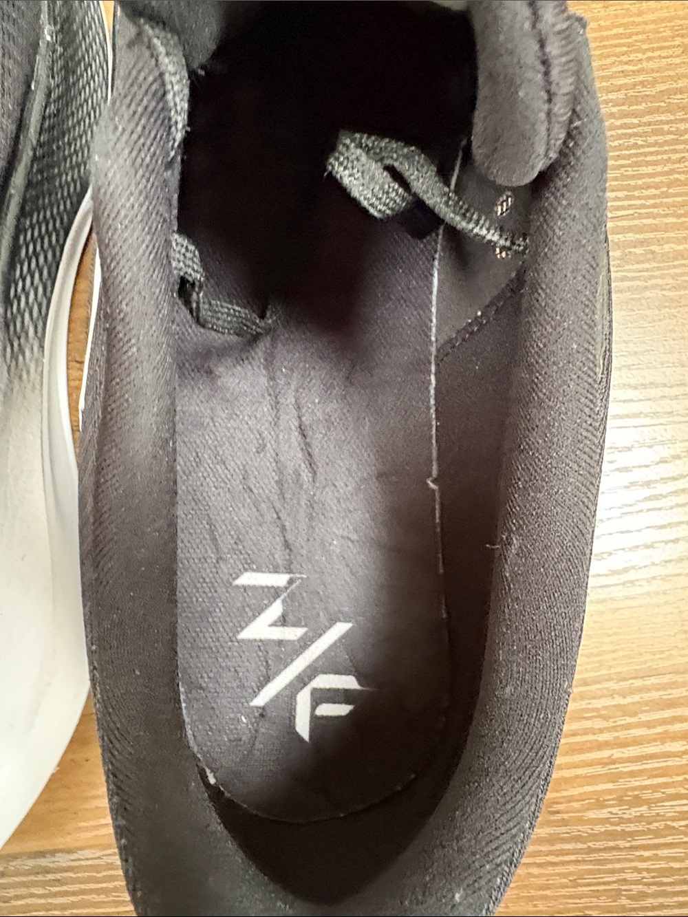 Nike Zoom Fly 5 Mens Running Shoes Size 14 Like New Black and White - Picture 5 of 11